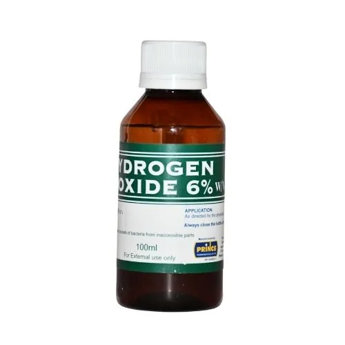 Hydrogen peroxide 3% and 6%